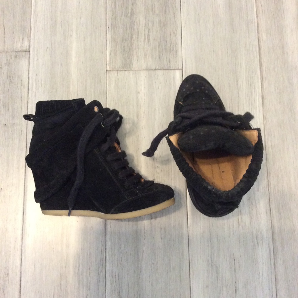 Suede Zara lace up booties